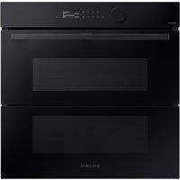 SAMSUNG Dual Cook Flex NV7B5750T AK U4 Electric Pyrolytic Smart Oven - Black, Black