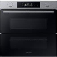 SAMSUNG Series 4 Dual Cook Flex NV7B45305AS/U4 Electric Pyrolytic Smart Oven - Stainless Steel, Stai