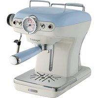 ARIETE Vintage Espresso 1389 Coffee Machine - Blue, White,Blue