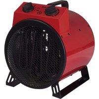 IGENIX IG9301 Portable Hot & Cool Fan Heater - Red & Black, Black,Red