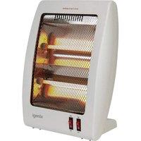 IGENIX IG9509 Portable Halogen Heater - White, White