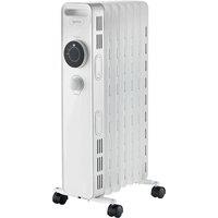 IGENIX IG2615 Portable Oil-Filled Radiator - White, White