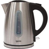 IGENIX IG7251 Jug Kettle - Brushed Steel, Brushed Steel