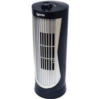 IGENIX DF0022 Portable Tower Fan - Black & Silver, Silver/Grey,Black