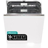 HISENSE HV673C61UK Full-size Fully Integrated WiFi-enabled Dishwasher, White