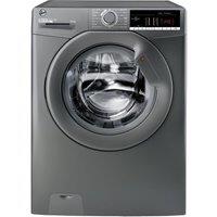 HOOVER H-Wash 300 H3W410TAGGE NFC 10 kg 1400 Spin Washing Machine - Graphite, Silver/Grey