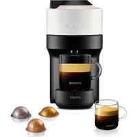 NESPRESSO by Krups Vertuo Pop XN920440 Smart Coffee Machine - White, White,Black