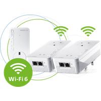 DEVOLO Magic 2 8826 WiFi 6 Powerline Starter Kit - Triple Pack, White