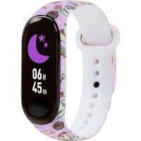 REFLEX ACTIVE Tikkers Series 1 TKS01-0004 Kids' Fitness Tracker - Lilac Unicorns, Pink,Purple,Patterned