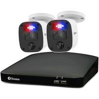 SWANN Enforcer SWDVK-446802MQB-EU 4-channel Full HD 1080p DVR Security System - 1 TB, 2 Cameras, Black,White