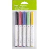 CRICUT Explore Classic Fine Point Pens - Red, Yellow, Green, Blue & Black