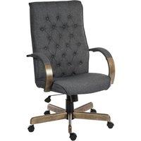 TEKNIK Warwick Fabric Tilting Executive Chair - Grey