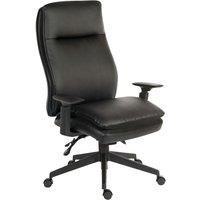 TEKNIK Plush Ergo Bonded Leather Reclining Executive Chair - Black