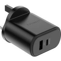 CYGNETT PowerPlus 32 W USB Type-C & USB Charger - Black, Black