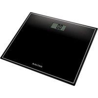 SALTER Compact Glass 9207 BK3R Bathroom Scales - Black, Black