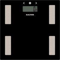 SALTER Glass Analyser 9150 BK3R Bathroom Scales - Black, Black