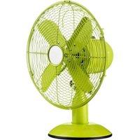 INTERIORS by Premier Portable 12 Desk Fan - Lime Green, Green