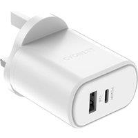 CYGNETT PowerPlus 32 W USB Type-C & USB Charger - White, White