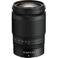 NIKON NIKKOR Z 24-200 mm f/4-6.3 VR Telephoto Zoom Lens, Black
