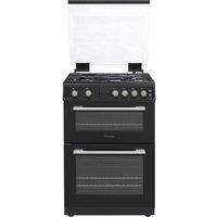 MONTPELLIER MDOG60LK 60 cm Gas Cooker - Black & Silver, Silver/Grey,Black