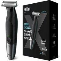 BRAUN Series X XT5100 Wet & Dry All-in-One Trimmer - Black, Silver/Grey,Black