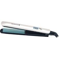 REMINGTON Shine Therapy S8500 Hair Straightener - White & Teal, White,Blue