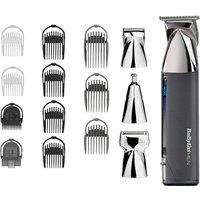 BABYLISS Super-X Metal Series 15-in-1 Wet & Dry Multi-Trimmer Kit - Grey & Chrome, Silver/Grey