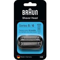 BRAUN Series 5 & 6 New Gen 53B Electric Shaver Head Replacement - Black