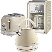 ARIETE Vintage ARPK13 Toaster, Kettle & Coffee Machine Bundle - Beige