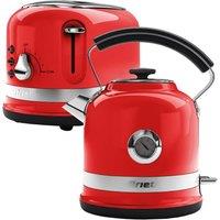 ARIETE Moderna ARPK30 2-Slice Toaster & Traditional Kettle Bundle - Red