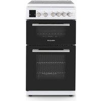 MONTPELLIER MDOG50LW 50 cm Gas Cooker - White & Silver, White,Silver/Grey,Black