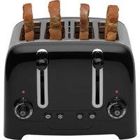 DUALIT Lite 46205 4-Slice Toaster - Gloss Black