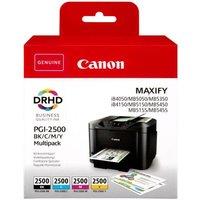 CANON PGI-2500 Cyan, Magenta, Yellow & Black Ink Cartridges ? Multipack, Black,Yellow,Cyan,Magen
