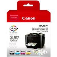 CANON PGI-2500 Cyan, Magenta, Yellow & Black Ink Cartridges ? Multipack, Black,Yellow,Cyan,Magenta