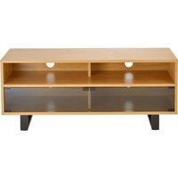 TTAP Verona 1200 mm TV Stand - Oak & Black, Black,Brown