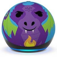 AMAZON Echo Dot Kids (5th Gen) Smart Speaker with Alexa - Dragon, Purple,Patterned