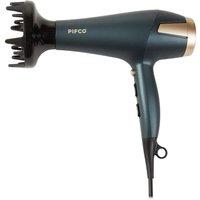 PIFCO Smooth Dry & Curl 204530 Hair Dryer - Blue & Gold, Blue,Gold