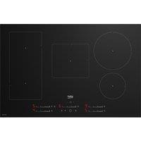 BEKO Pro IndyFlex HII85700UFT 78 cm Electric Induction Hob - Black, Black