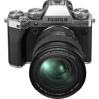 FUJIFILM X-T5 Mirrorless Camera with FUJINON XF 16-80 mm f/4 R OIS WR Lens - Silver, Silver/Grey