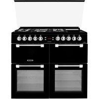 LEISURE Chefmaster CC100F521K 100 cm Dual Fuel Range Cooker - Black, Black