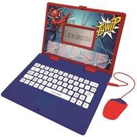 LEXIBOOK Bilingual French & English Educational Laptop - Spiderman