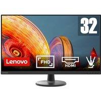 LENOVO D32-45 67A0GAC2UK Full HD 31.5 VA LCD Monitor - Black, Black