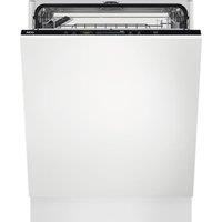 AEG SatelliteClean FSS53637Z Full-size Fully Integrated Dishwasher, White