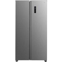 LOGIK LSSBSS23 American-Style Fridge Freezer - Inox, Silver/Grey
