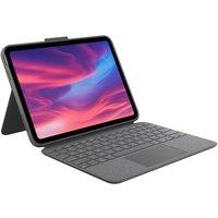 LOGITECH Combo Touch 10.9? iPad Keyboard Folio - Grey, Silver/Grey