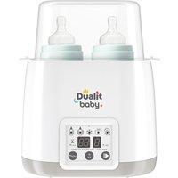 DUALIT Baby Double Bottle Warmer & Steriliser - White