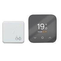 HIVE Mini Heating & Hot Water Thermostat & Receiver, White,Silver/Grey,Black