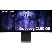 SAMSUNG Odyssey G8 LS34BG850SUXXU 4K Quad HD 34 Curved OLED Smart Gaming Monitor - Black, Black