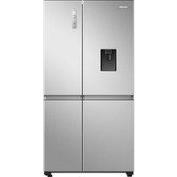 HISENSE PureFlat RS840N4WCE American-Style Smart Fridge Freezer - Stainless Steel, Stainless Steel