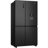 HISENSE PureFlat RS840N4WFE American-Style Smart Fridge Freezer - Black Stainless Steel, Stainless Steel